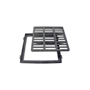 CADRE + GRILLE PLATE C250 30X30 FONTE